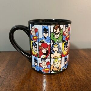 Super Heroes Black 4" Mug TM AND DC comics 2015.